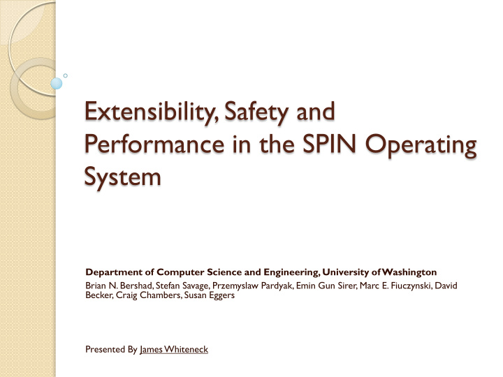 extensibility safety and