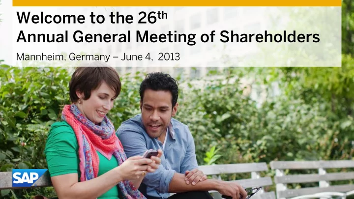 annual general meeting of shareholders
