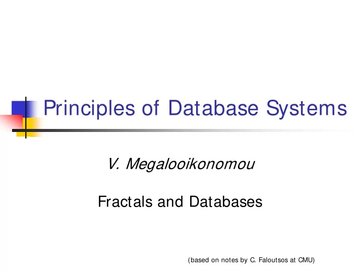 principles of database systems