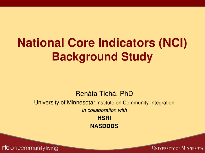 national core indicators nci