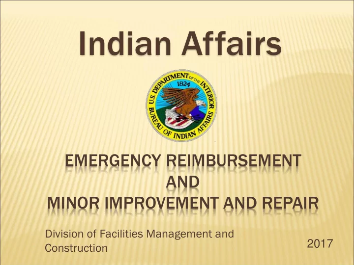 indian affairs