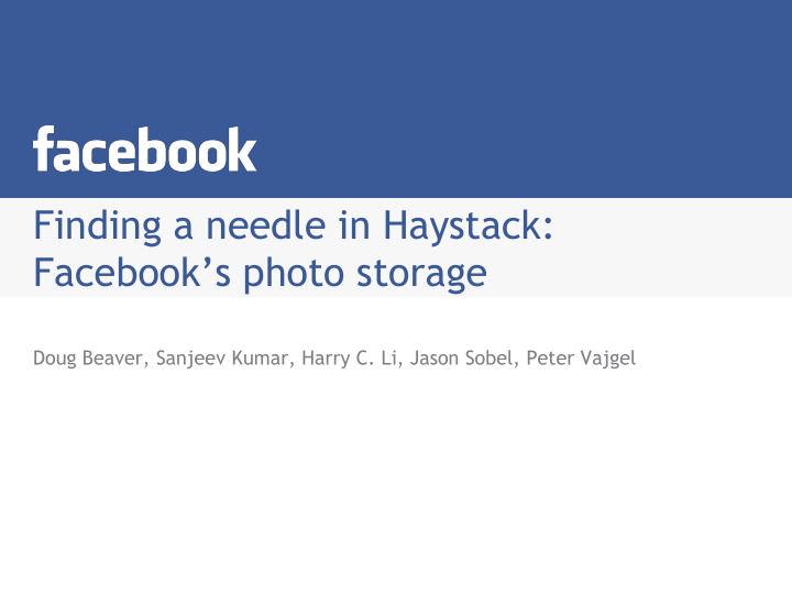 facebook s photo storage