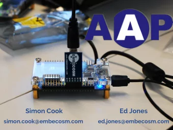 Simon Cook  Ed Jones  simon.cook@embecosm.com  ed.jones@embecosm.com  Current in-tree architectures