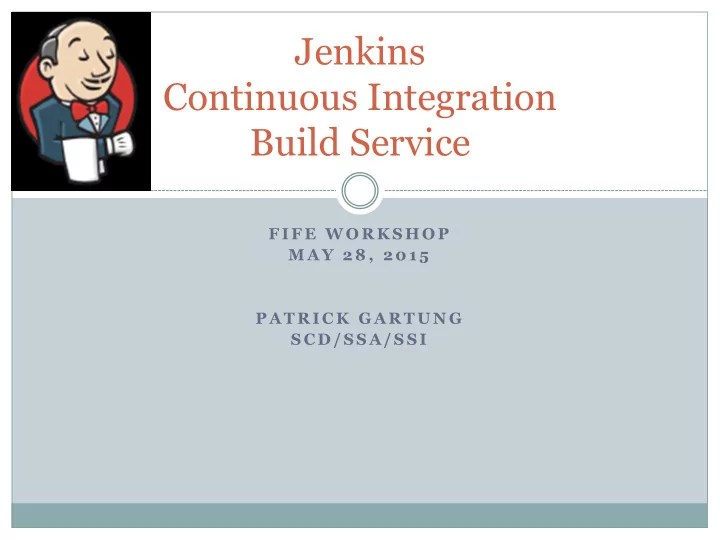 build service