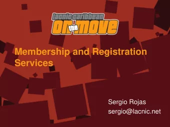 Services  Sergio Rojas  sergio@lacnic.net  About LACNIC    LACNIC, the Latin American and