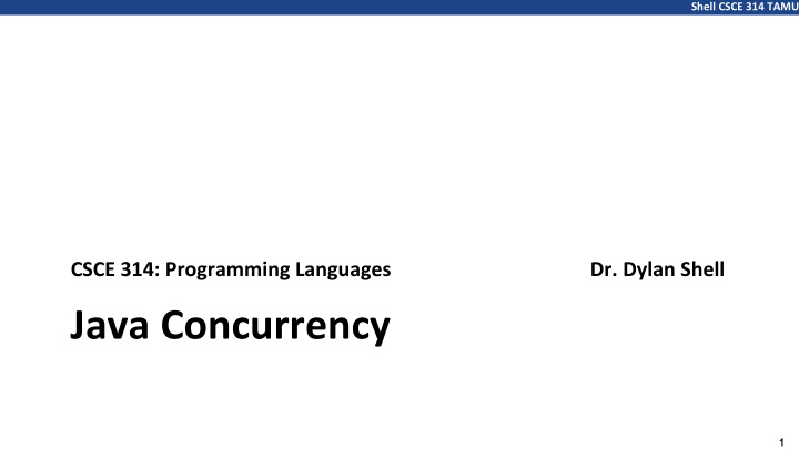 java concurrency