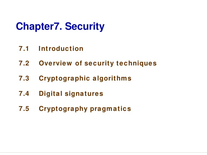 chapter7 security