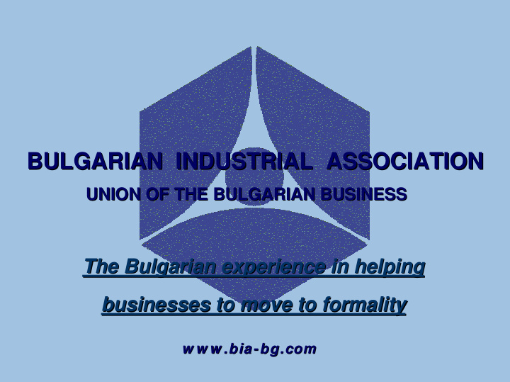 bulgarian industrial association bulgarian industrial