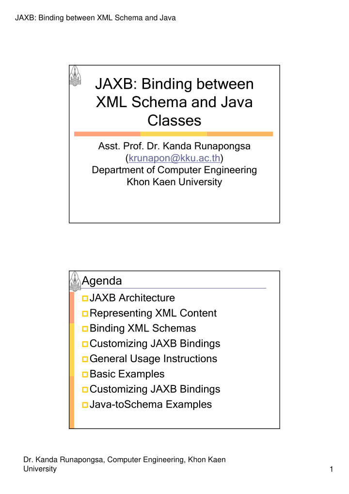 jaxb binding between xml schema and java classes