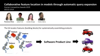Collaborative feature location in models through automatic query expansion  Human-Competitive