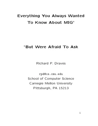 Everything  Y  ou  Alw  a  ys  W  anted    T  o  Kno  w  Ab  out  MIG    But  W  ere  Afraid