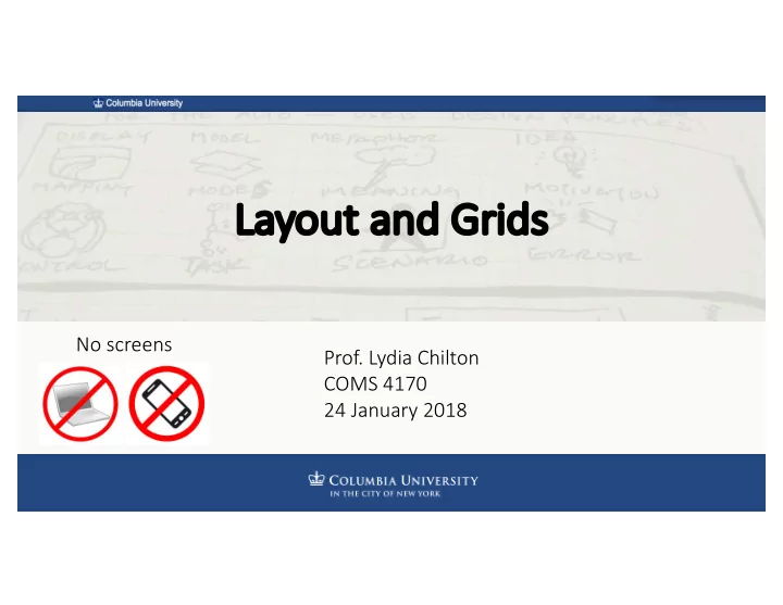 la layou out an and gr grids