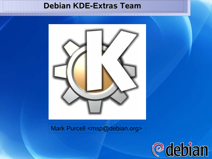 debian kde extras team debian kde extras team