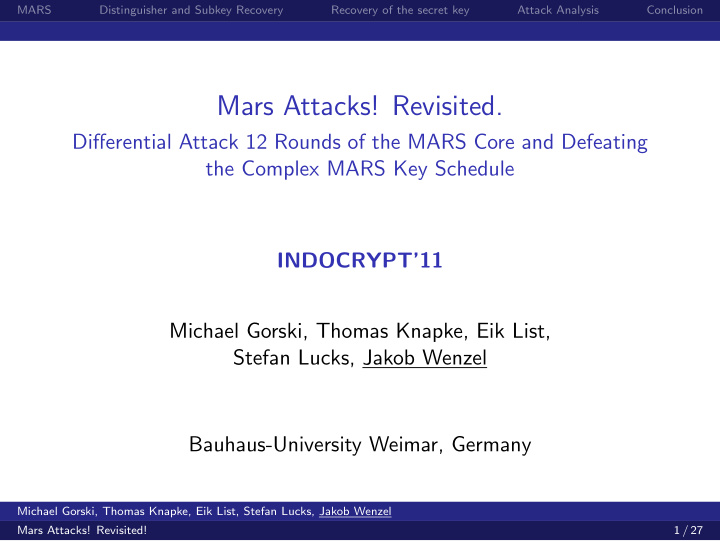 mars attacks revisited