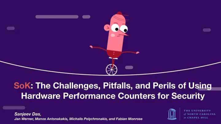 sok the challenges pitfalls and perils of using hardware