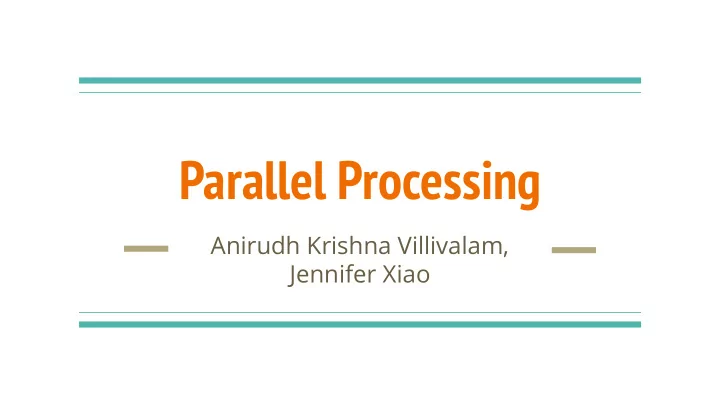 parallel processing
