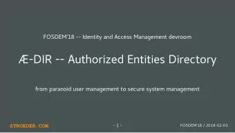 -  D  I  R  -  -  A  u  t  h  o  r  i  z  e  d  E  n  t  i  t  i  e  s  D  i  r  e  c  t  o  r  y