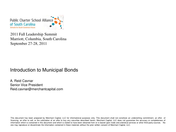 introduction to municipal bonds