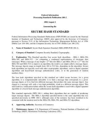 6. Applicability : This standard is applicable to all Federal departments and agencies for the