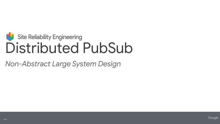 distributed pubsub