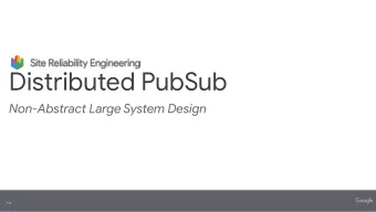 Distributed PubSub  Non-Abstract Large System Design  ...  NALSD  Non-Abstract Large System