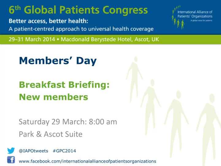 members day