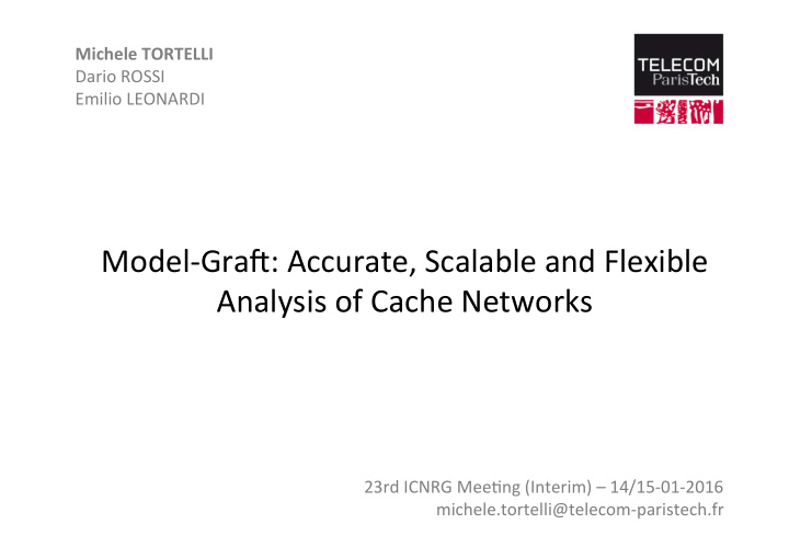 model gra accurate scalable and flexible analysis of