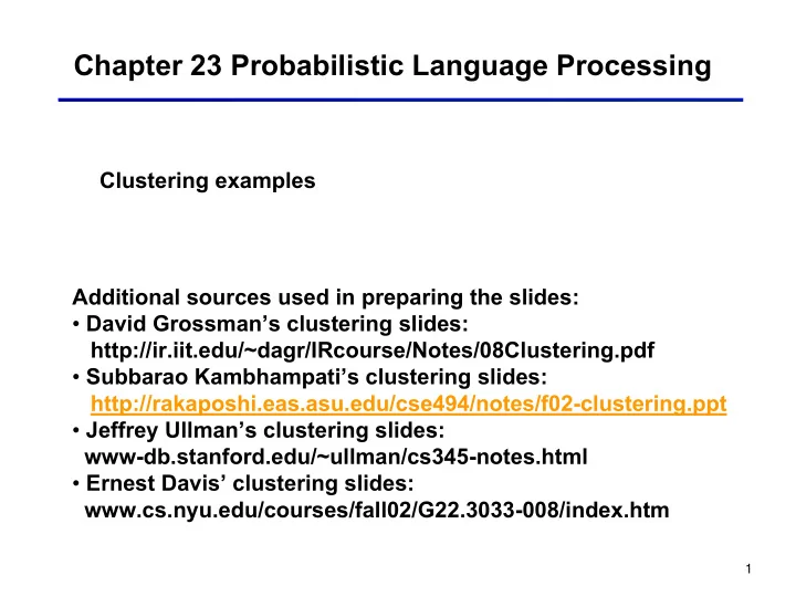 chapter 23 probabilistic language processing