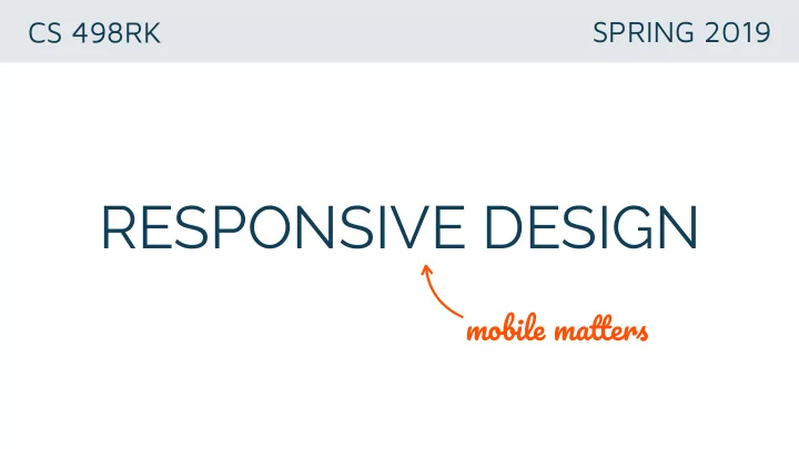 responsive design