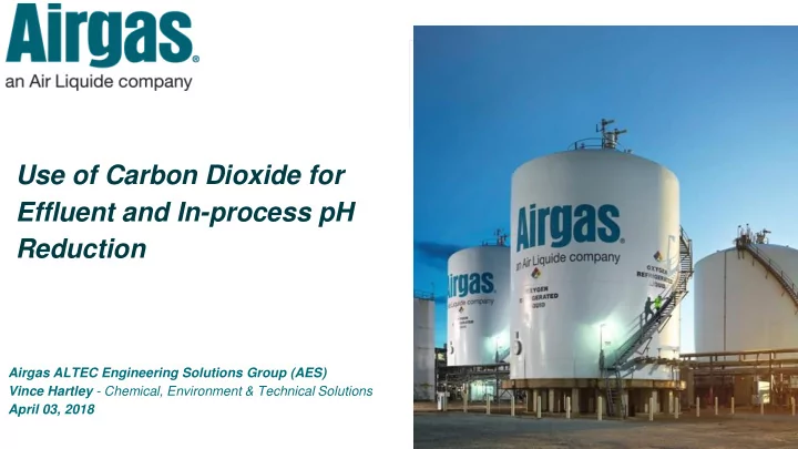 effluent and in process ph