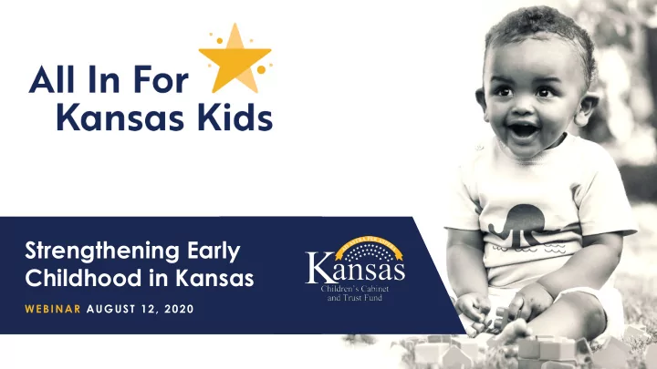 strengthening early childhood in kansas