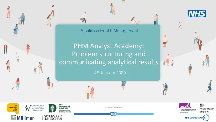 communicating analytical results
