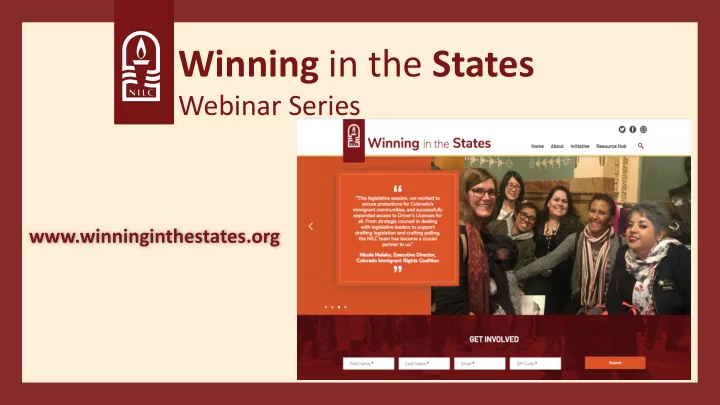 winning in the states