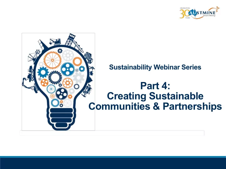 part 4 creating sustainable communities partnerships