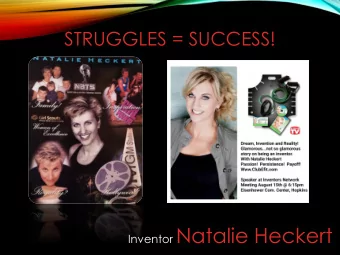 Inventor Natalie Heckert  SEEDS PLANTED = HARVEST?  SEEDS PLANTED. LETS GROW!  1986