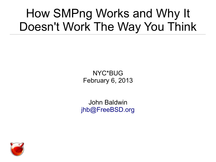 how smpng works and why it doesn t work the way you think