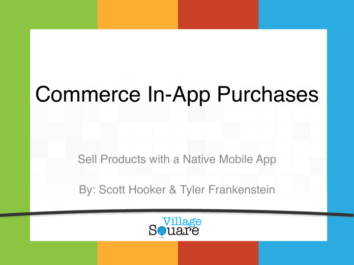 commerce in app purchases