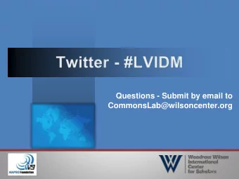 Part 1  Domestic Emergency Preparedness  Non-Profit Organization  501 (c) 3