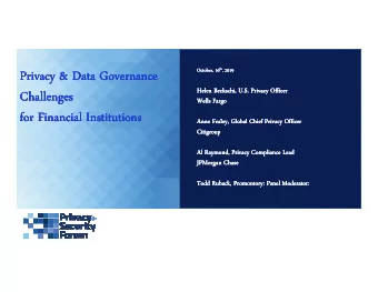 Privacy &amp; Data Governance  Privacy &amp; Data Governance  Privacy &amp; Data Governance