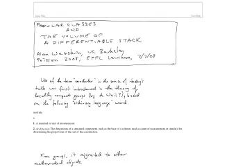 module n. 1. A standard or unit of measurement. 2. Architecture The dimensions of a structural