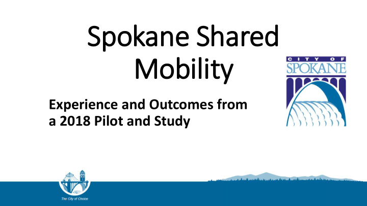 spokane shared mobility
