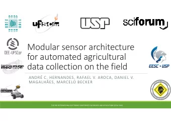 Modular sensor architecture  for automated agricultural  data collection on the field  ANDR C.