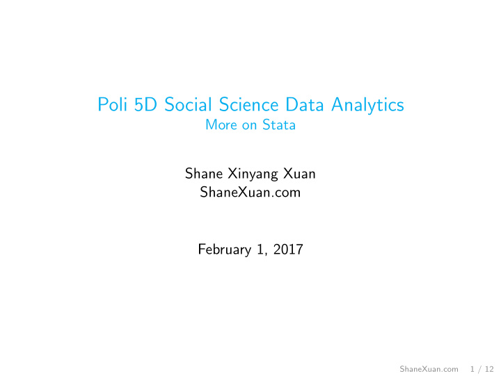 poli 5d social science data analytics