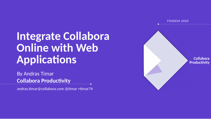 integrate collabora online with web applicatjons