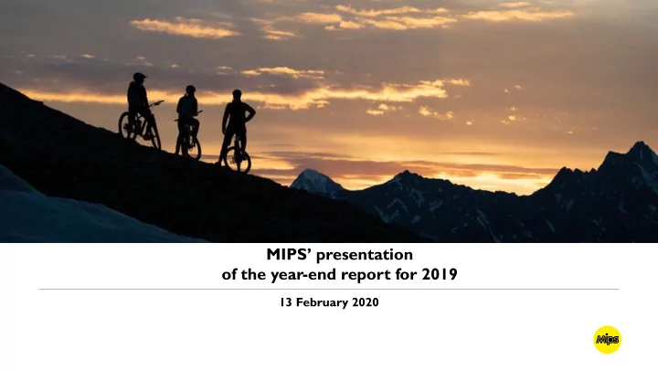 mips presentation of the year end report for 2019