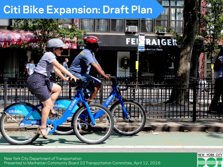 citi bike expansion draft plan