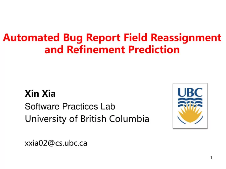 and refinement prediction