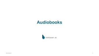 Audiobooks  25.03.2017  1  Explosive..?  25.03.2017  2  Who is Bokbasen?  25.03.2017  3  Who is