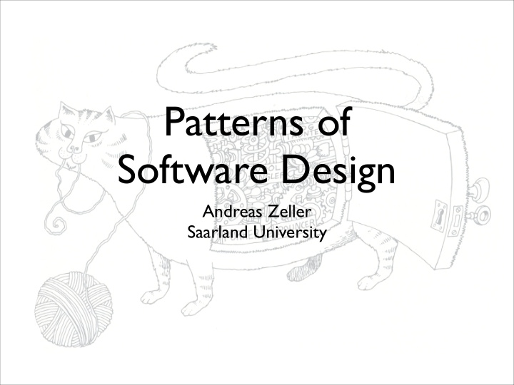 patterns of software design