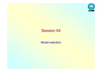 Session 04  Model selection  An example: Cars 93 data    Details (~data) from 93 makes of car